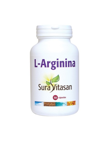 L-Arginina 50 cápsulas de 500mg Sura Vitasan