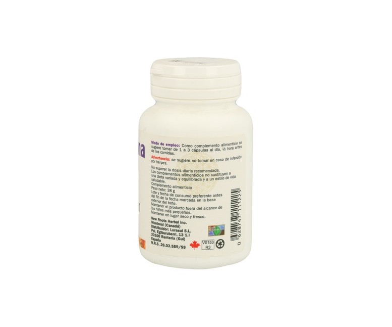 L-Arginina 50 cápsulas de 500mg Sura Vitasan