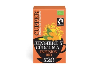 Infusión de jengibre y cúrcuma