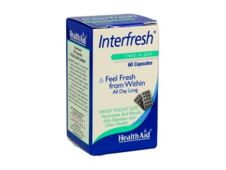 Interfresh: Refresca tu aliento con Health Aid - 60 cápsulas
