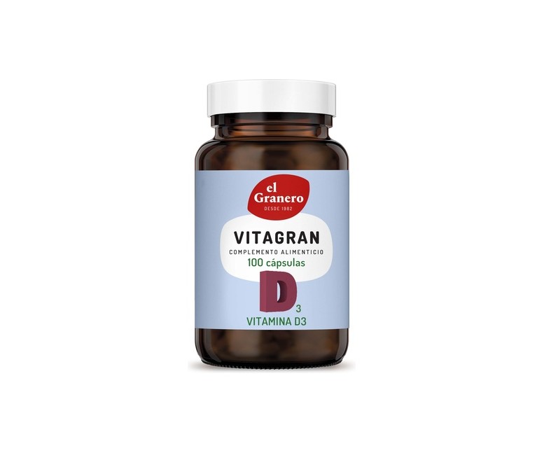 Vitagran D3 100 cápsulas (4000UI) El Granero Integral