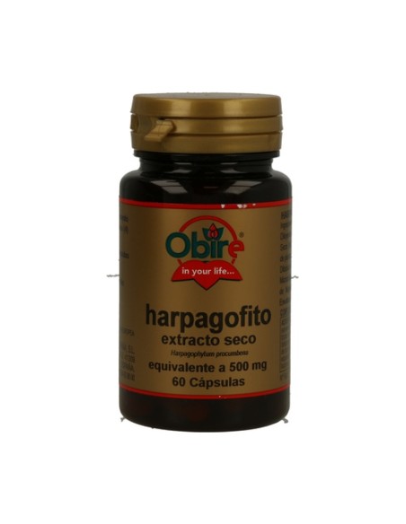 Harpagofito (Ext seco) 60 cápsulas de 500mg Obire Harpagofito (Ext seco) 60 cápsulas de 500mg Obire