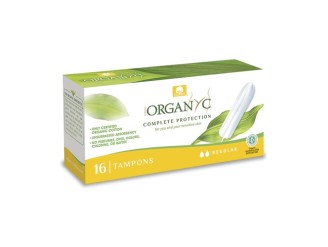Tampones Regulares Organyc 100% Algodón Orgánico - Hipoalergénicos