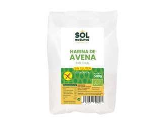 Harina de avena integral sin gluten Bio