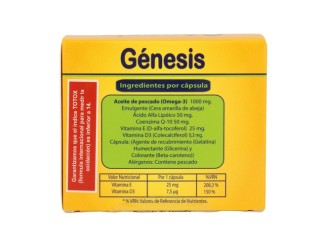 Genesis DHA 1000mg: Omega 3 para cerebro y visión - Zeus