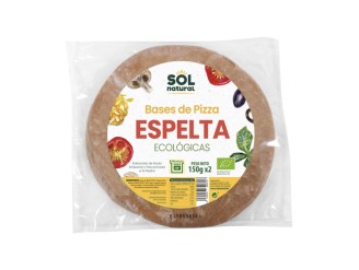 Base pizza espelta integral masa gruesa Bio