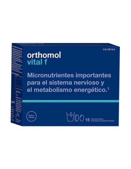 Vital F 15 sobres Orthomol Vital F 15 sobres Orthomol