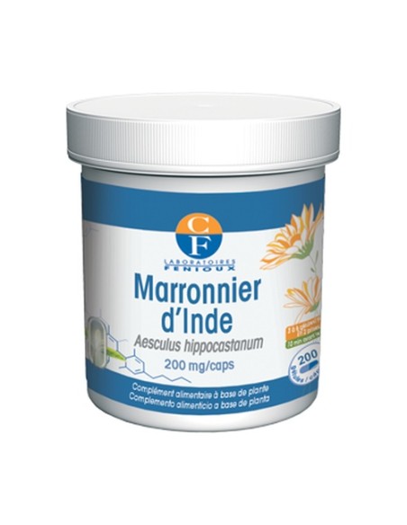 Castaño de Indias 200 cápsulas de 200mg Fenioux
