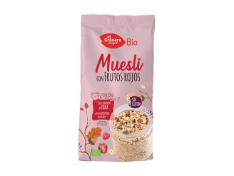 Muesli de Frutos Rojos Sin Gluten 375g Bio Granero - Saludable y Delicioso