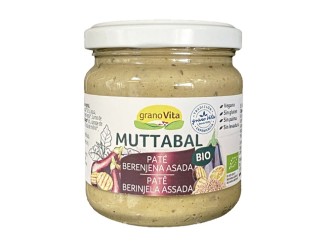 Muttabal Bio Paté de Berenjena Asada 175g - Granovita deliciosa