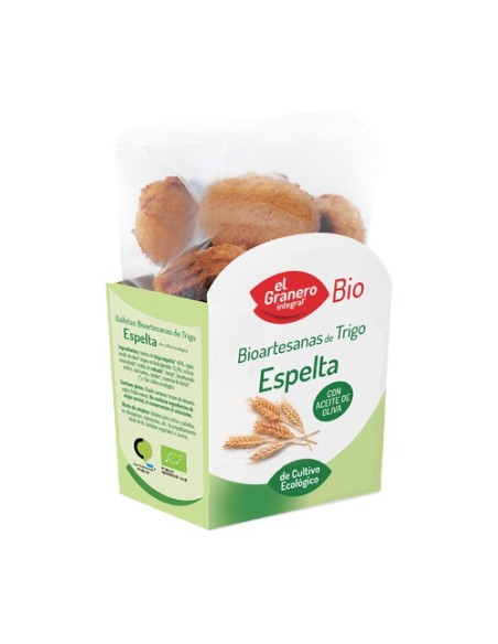 Galletas Artesanas de Espelta Bio 220 g (Espelta) El Granero Integral Galletas Artesanas de Espelta Bio 220 g (Espelta) El Granero Integral