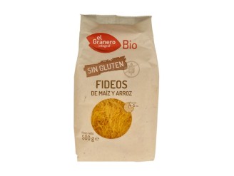 Fideos de Maíz y Arroz Sin Gluten Bio