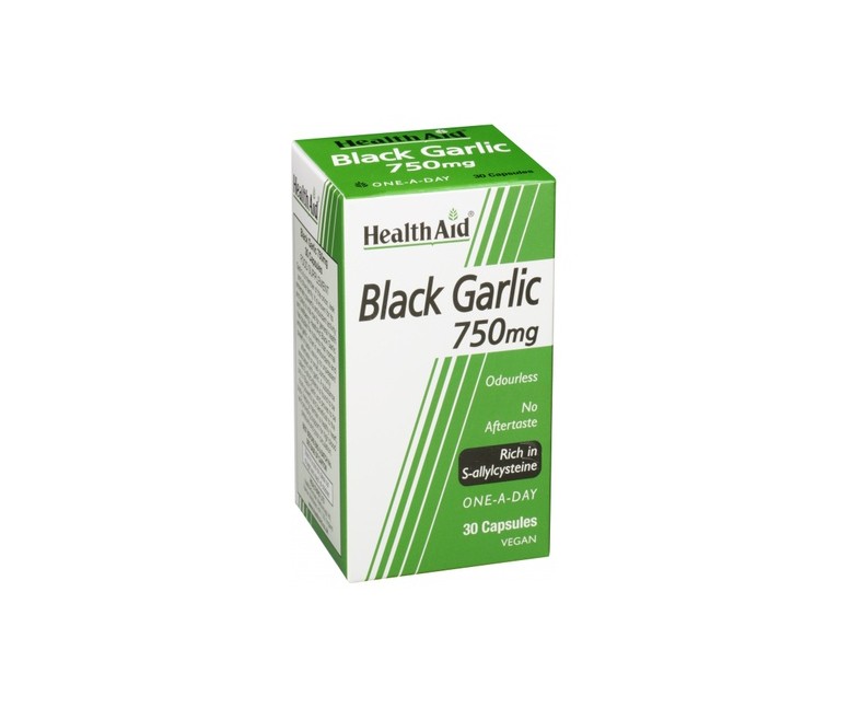 Ajo Negro (Black Garlic) 30 cápsulas de 750mg Health Aid