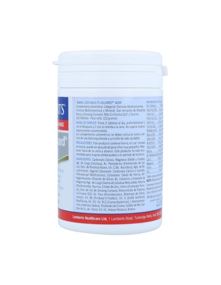 Multi-Guard ADR 120 tabletas Lamberts Multi-Guard ADR 120 tabletas Lamberts