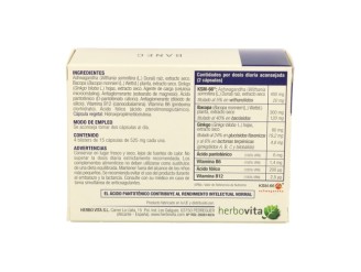 Banec 60cap: Mejora tu Cognición y Memoria - Herbovita