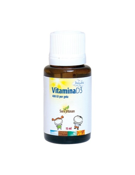 Vitamina D3 Peques 400Ui 15 ml Sura Vitasan Vitamina D3 Peques 400Ui 15 ml Sura Vitasan