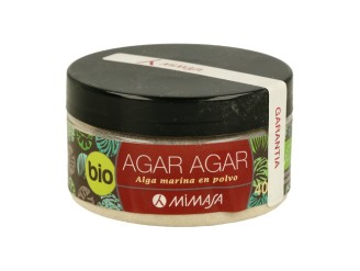 Agar Agar en Polvo Eco 40g - Gelatinas Saludables | Mimasa