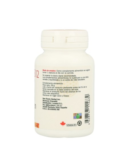 Vitamina B12 (Metilcobalamina) 100 cápsulas Sura Vitasan Vitamina B12 (Metilcobalamina) 100 cápsulas Sura Vitasan