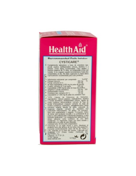 Cysticare 60 comprimidos Health Aid Cysticare 60 comprimidos Health Aid