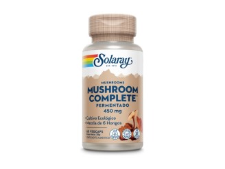 Fermented Mushroom Complete 60 caps - Apoyo Inmunitario Solaray