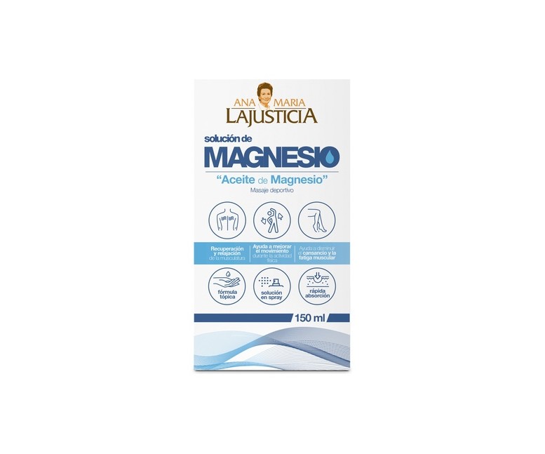 Aceite de magnesio 150 ml de aceite Ana Maria Lajusticia