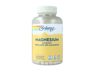 Citrato de Magnesio 180cap - Apoya funciones musculares | Solaray