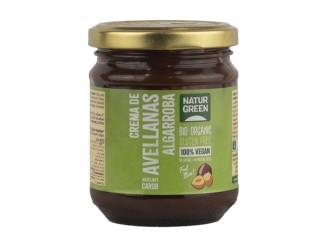 Crema de avellana y algarroba Bio