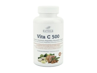 Vita-C 500: Vitamina C con Escaramujo y Jengibre - Betula