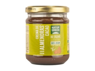 Crema de cacao y almendras Bio