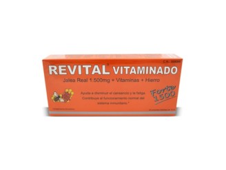 Revital Vitaminado Forte 20amp - Combate Cansancio y Fatiga | Pharma OTC