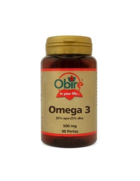 Omega 3 35% Epa 25 % Dha 500 mg 90 perlas Obire Omega 3 35% Epa 25 % Dha 500 mg 90 perlas Obire