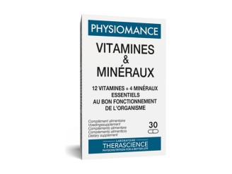 Vitaminas Minerales 30cap - Energía y Vitalidad | Therascience