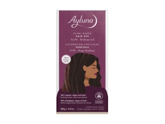 Colorante vegetal 90 rojo burdeos para cabello brillante - Ayluna