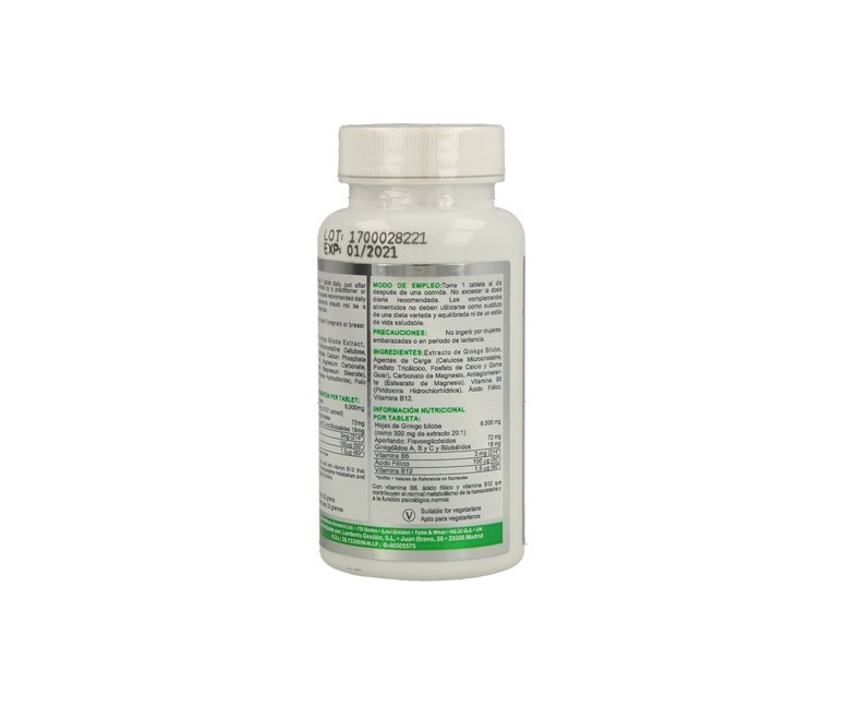 Ginkgo-Vit AB Complex 6000 30 comprimidos Airbiotic