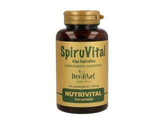 Spiruvital 100comp: Energía y Vitamínas con Alga Spirulina - Herdibel
