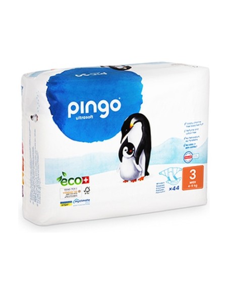 Pañales T3 Bio (4-9 kg) 44 unidades Pingo Pañales T3 Bio (4-9 kg) 44 unidades Pingo