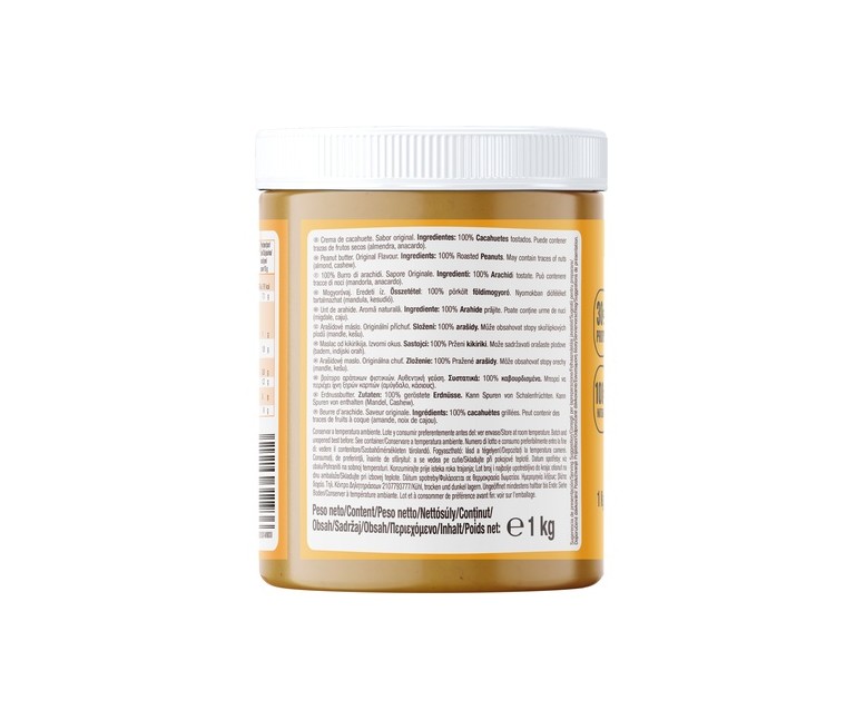 Crema de cacahuete vegana 1 kg de crema Weider