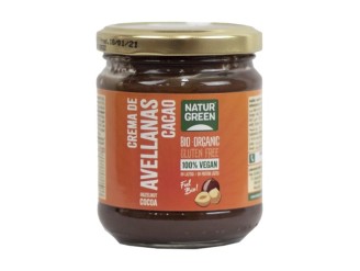 Crema de avellana de cacao Bio