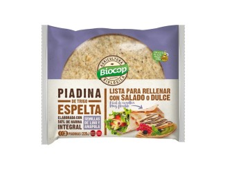 Piadina de Trigo Espelta con Semillas de Lino y Amapola