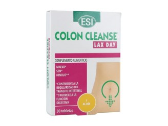 Colon Cleanse Lax Day - Suplemento Digestivo Esi, 30 Tabletas