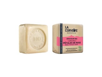 Jabón Orgánico de Pétalos de Rosa 100g - La Corvette