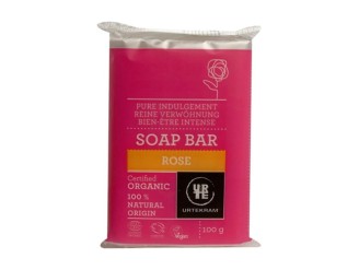 Jabón Rosa 100g Urtekram | Suavidad Natural para tu Piel