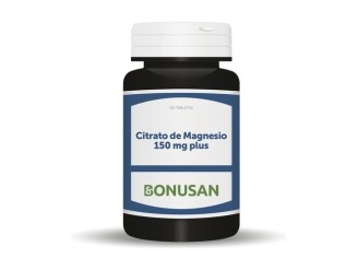 Citrato de Magnesio 150mg - Suplemento Vegano - Bonusan
