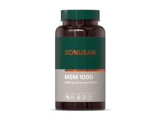 MSM 1000mg Vegan - Azufre Orgánico para Tu Bienestar | Bonusan