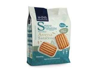 Galleta de avena integral y trigo sarraceno sin gluten Bio