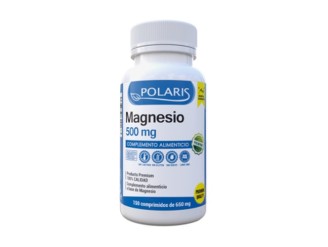 Magnesio 500mg en Comprimidos - Suplemento Polaris Natural