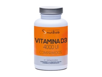 Vitamina D3 4000UI 60 Perlas - Salud Ósea y Inmunidad | Nutilab