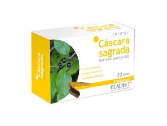 Cáscara Sagrada 60 comp - Laxante Natural Eladiet para Regularidad