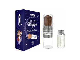 Pincel Mágico de Polvo Brillante Plata Namaki - ¡Brilla Naturalmente!