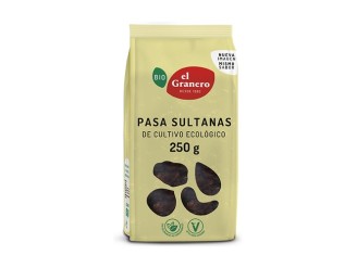Pasas Sultanas Bio 250gr: Ricas en Fibra y Nutrientes | Granero